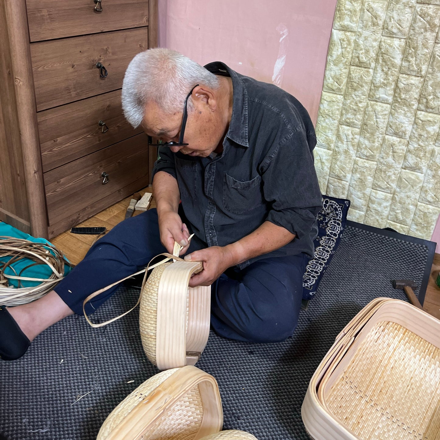 Mojaebi Willow Basket - Small