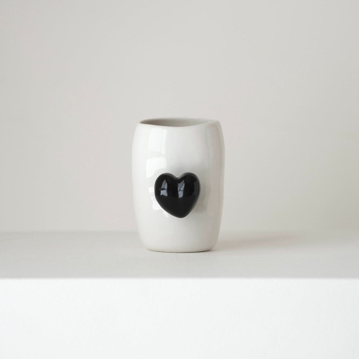 Love Fat Mug - White/Black
