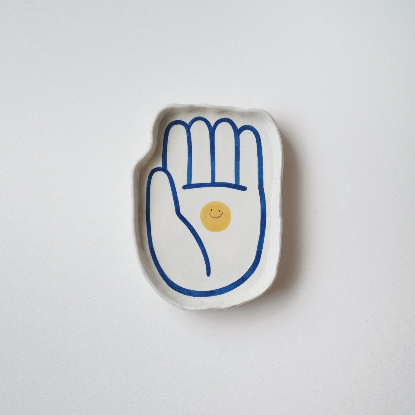 Buncheong Hand Plate