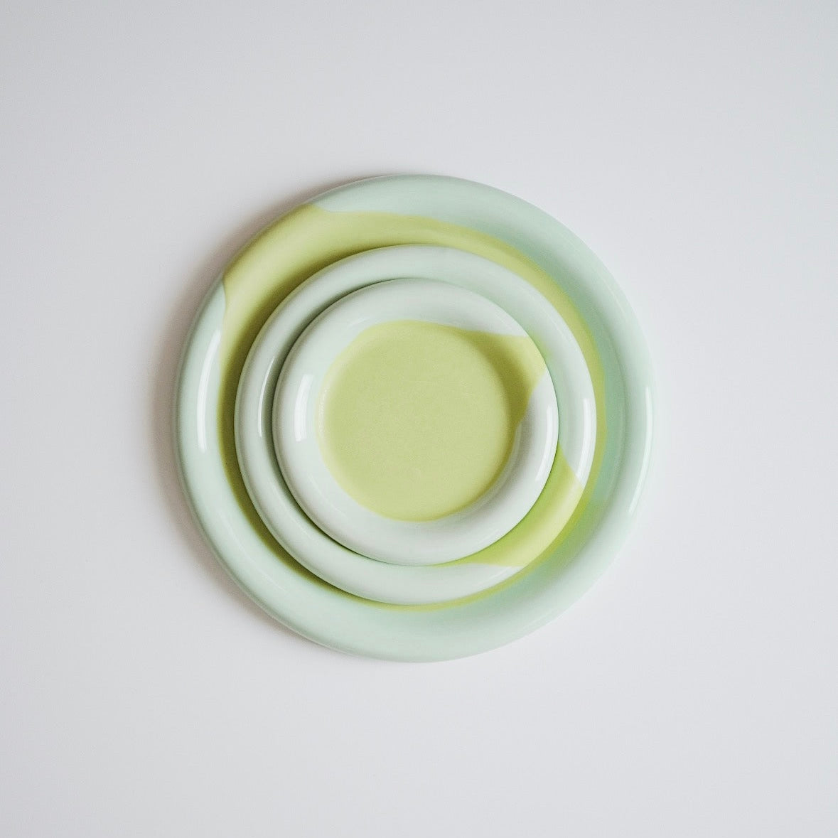 Ring Plate - Mint/Lime