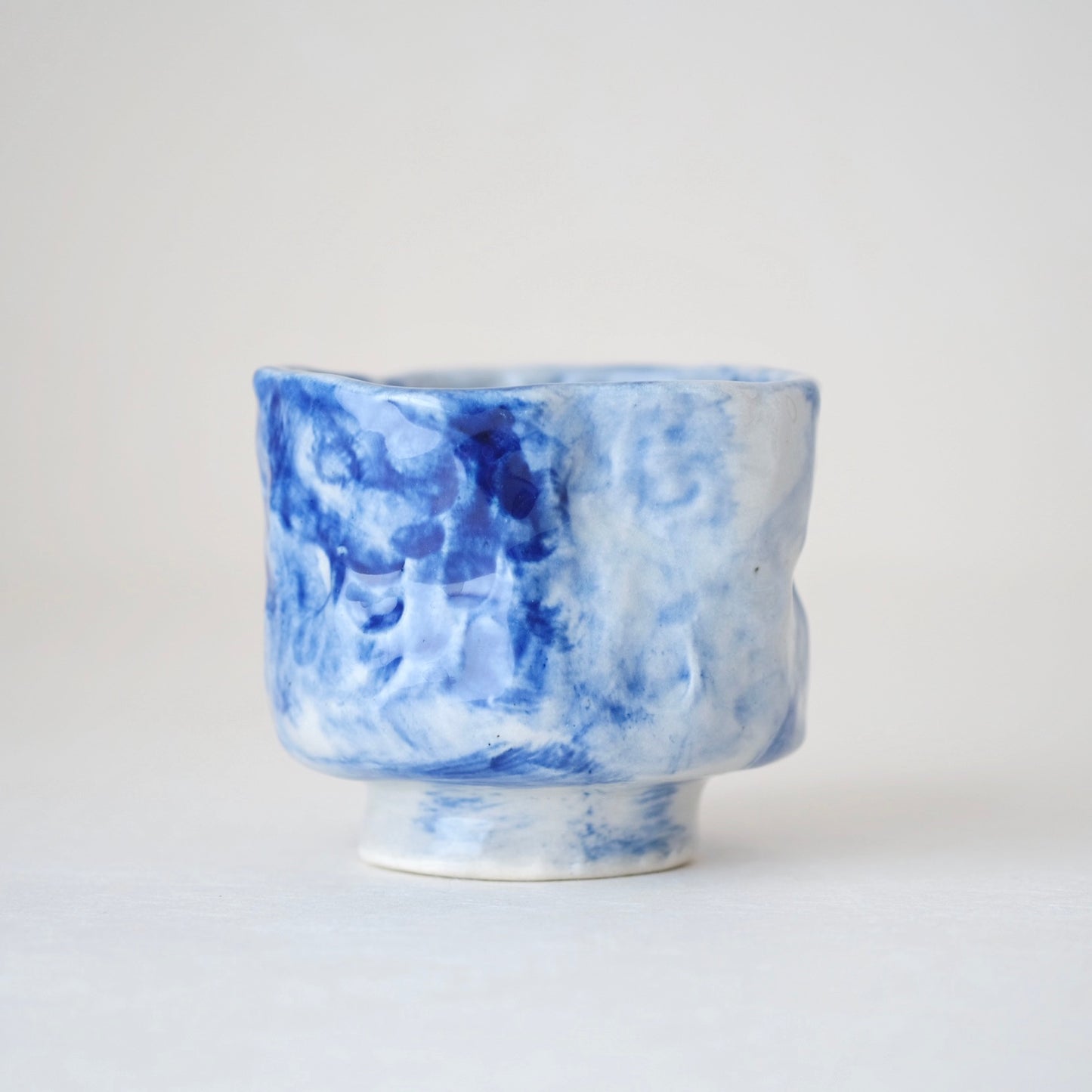 Large Blue Cloud Mug
