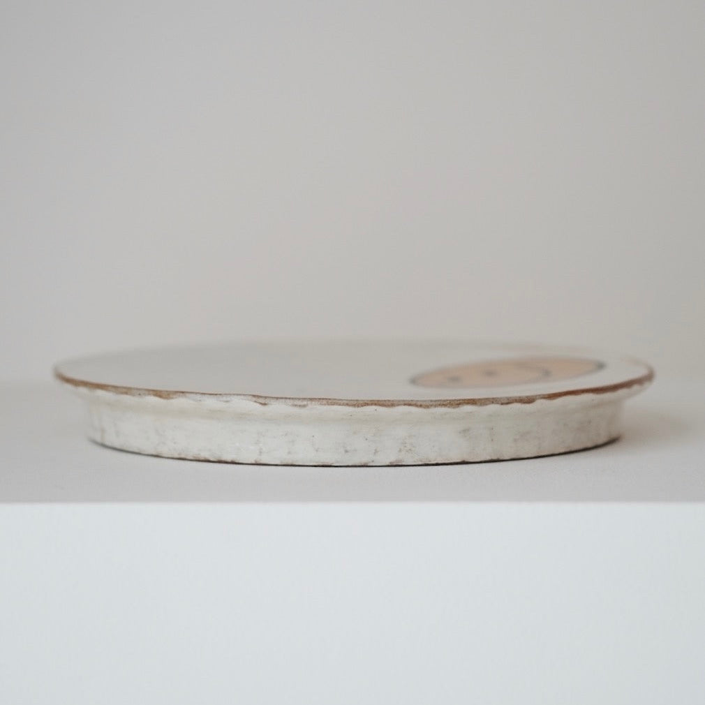 Buncheong Large Plate - Smile