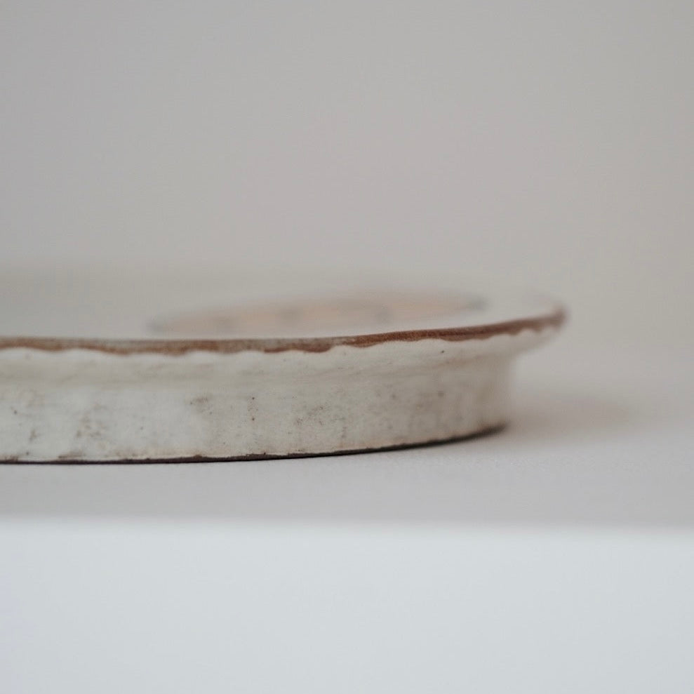 Buncheong Large Plate - Smile