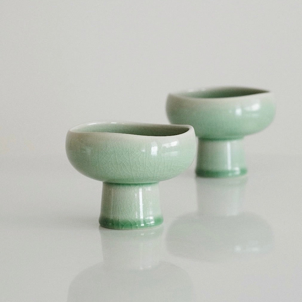 Chungja Wavy Dessert Bowl