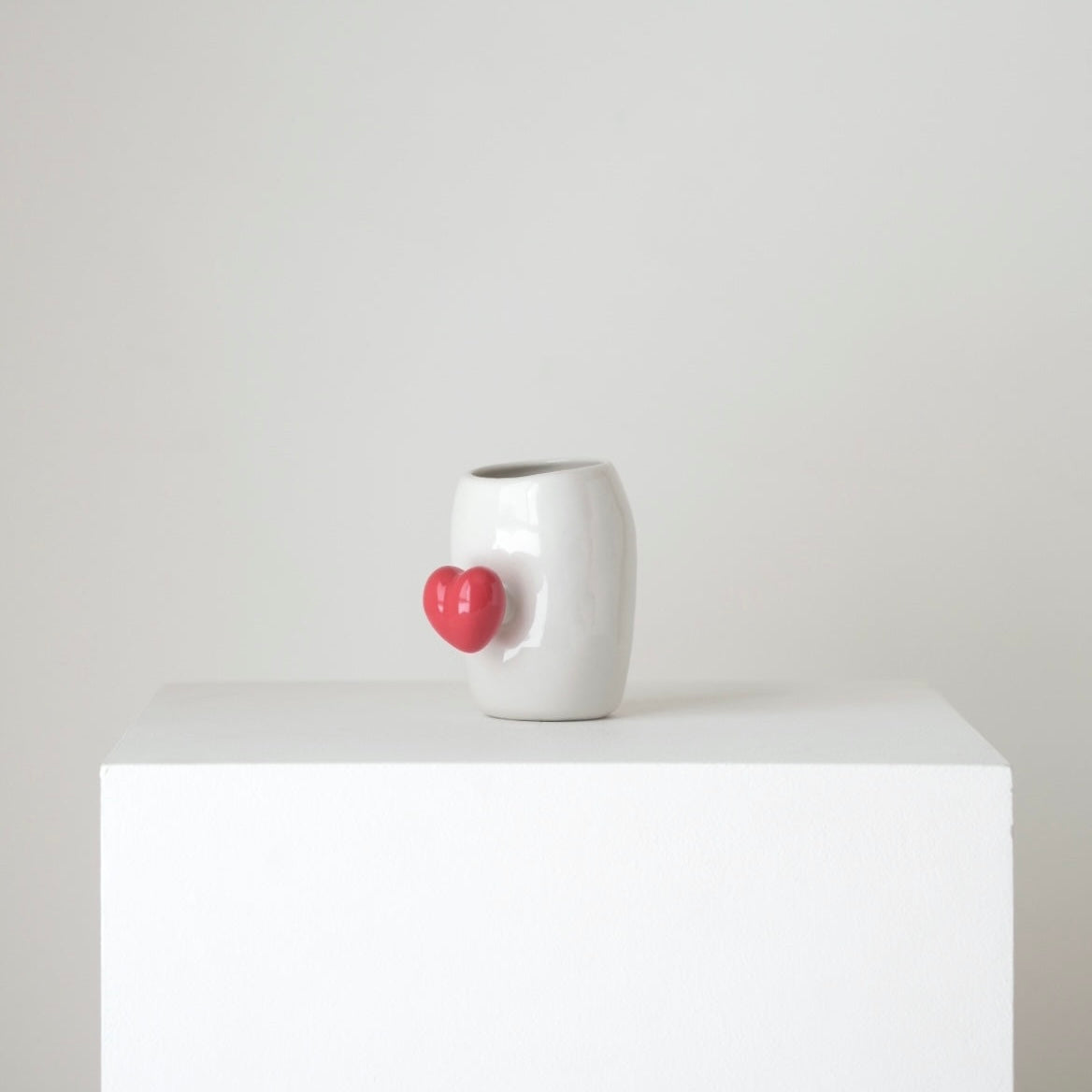 Love Fat Mug - White/Red