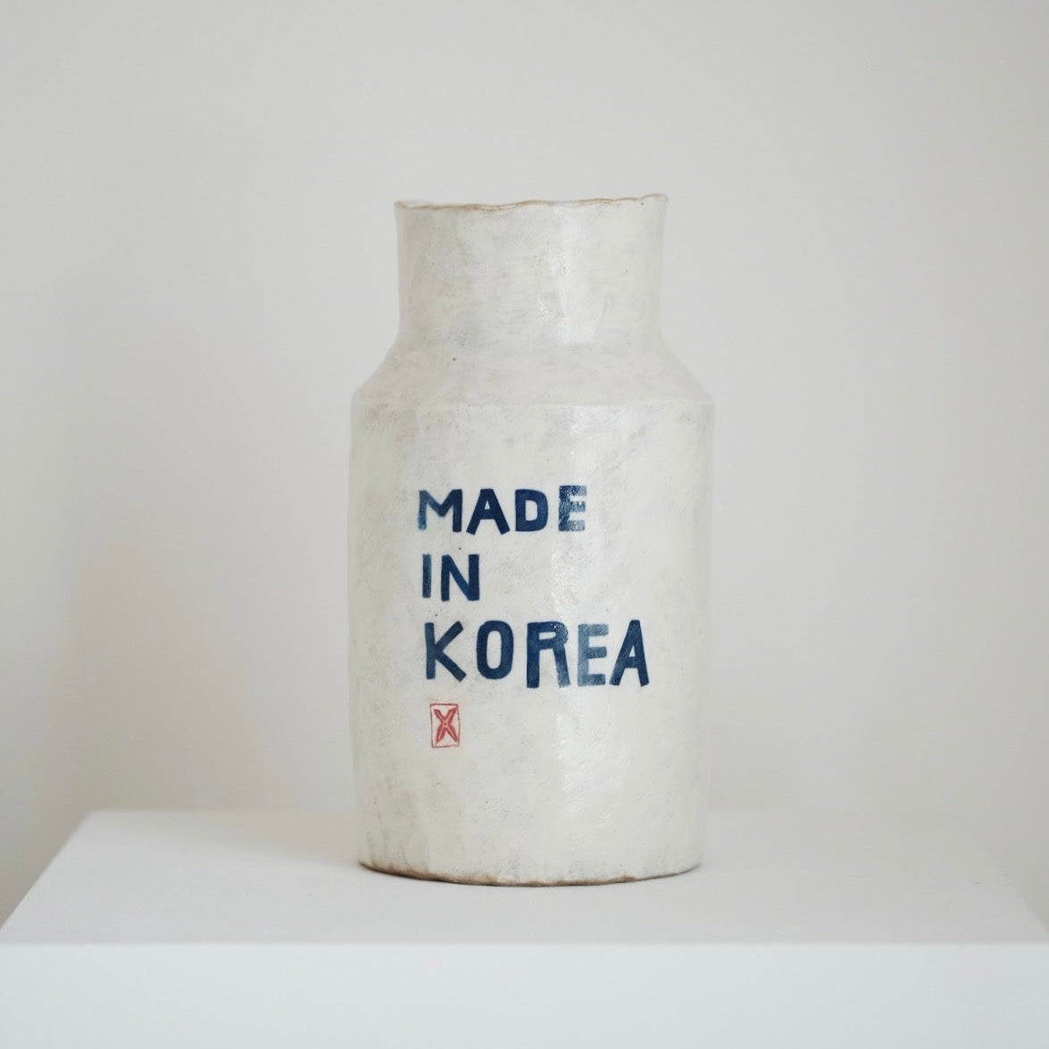 Buncheong Made in Korea Vase