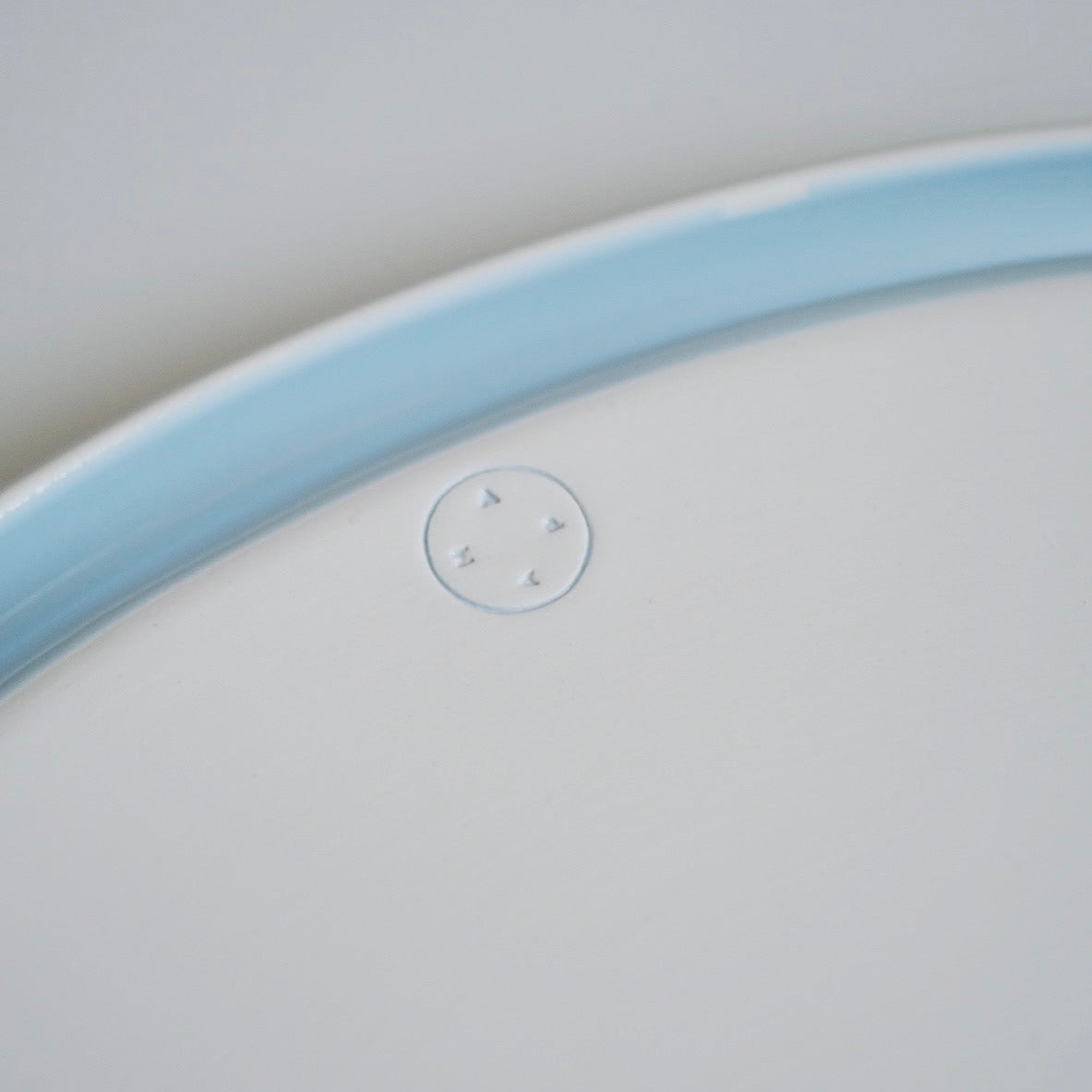 Ring Plate - Sky/Yellow