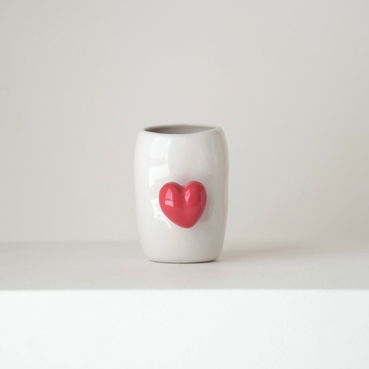 Love Fat Mug - White/Red