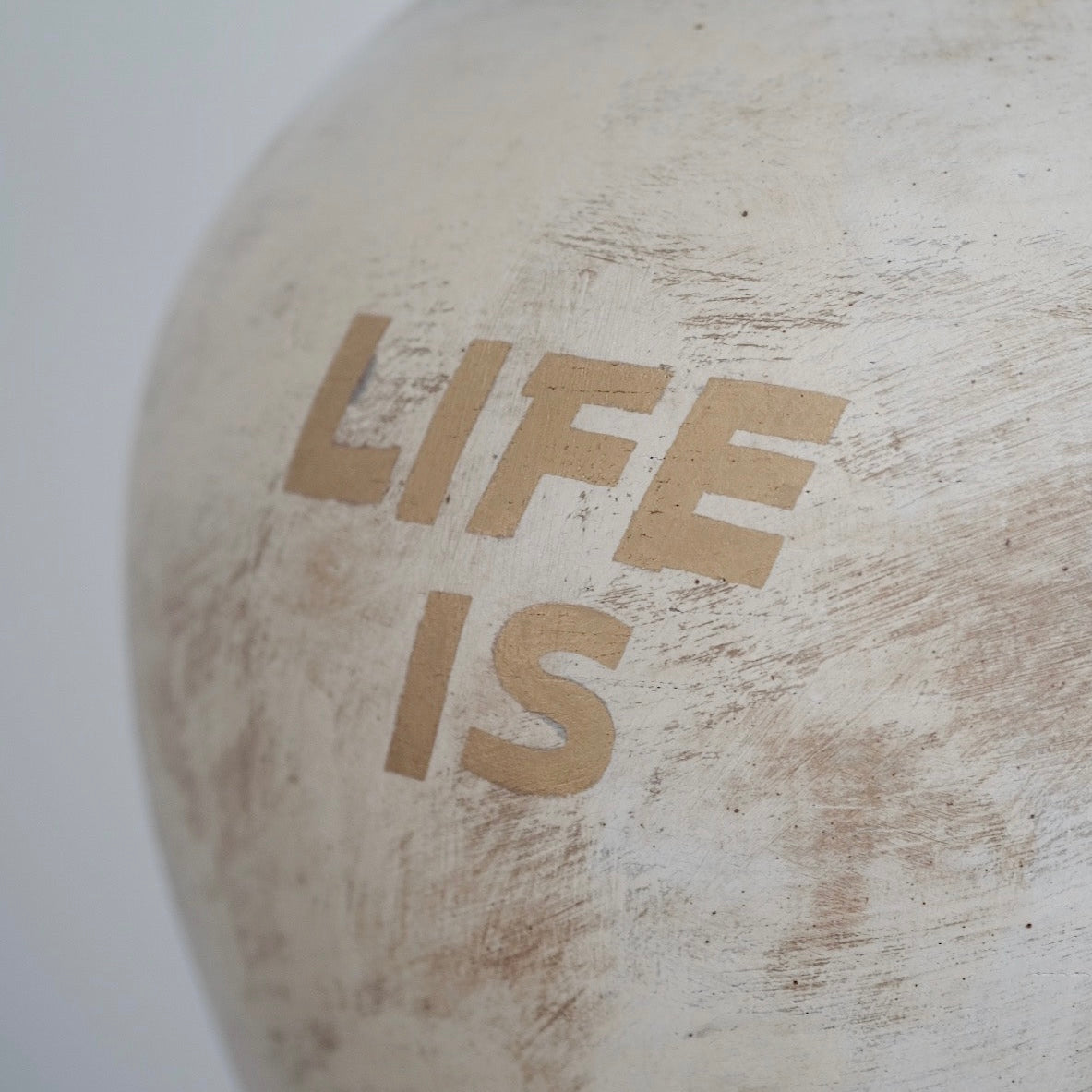Buncheong Life Is Vase