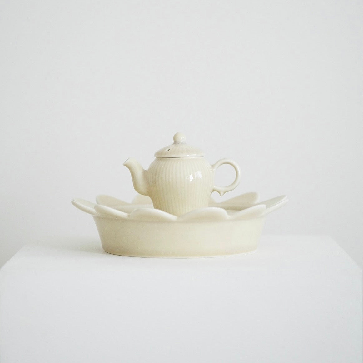 Baekja Tea Set (Cream)