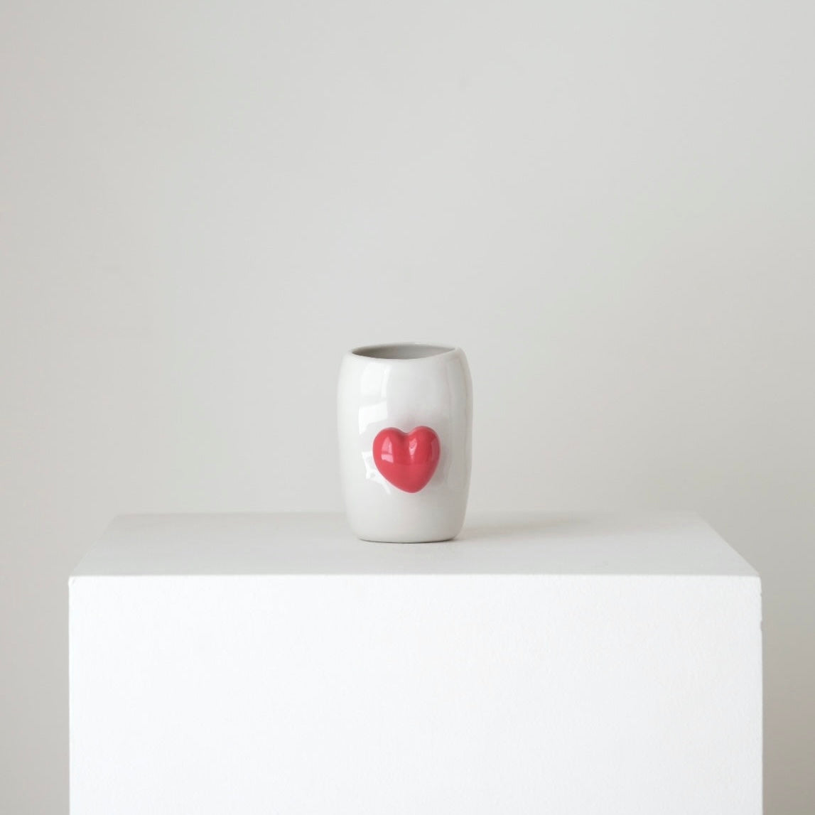 Love Fat Mug - White/Red