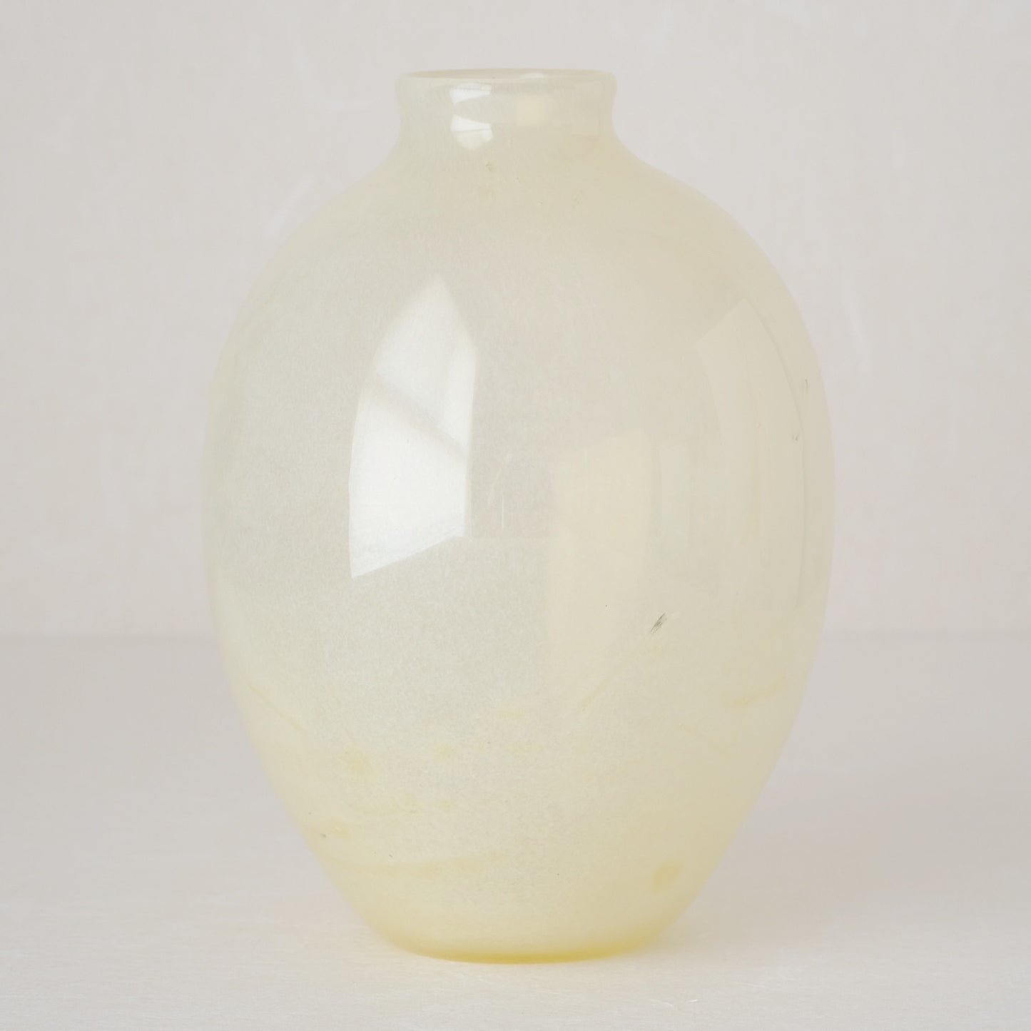 Large Hanji Glass Vase - Yellow