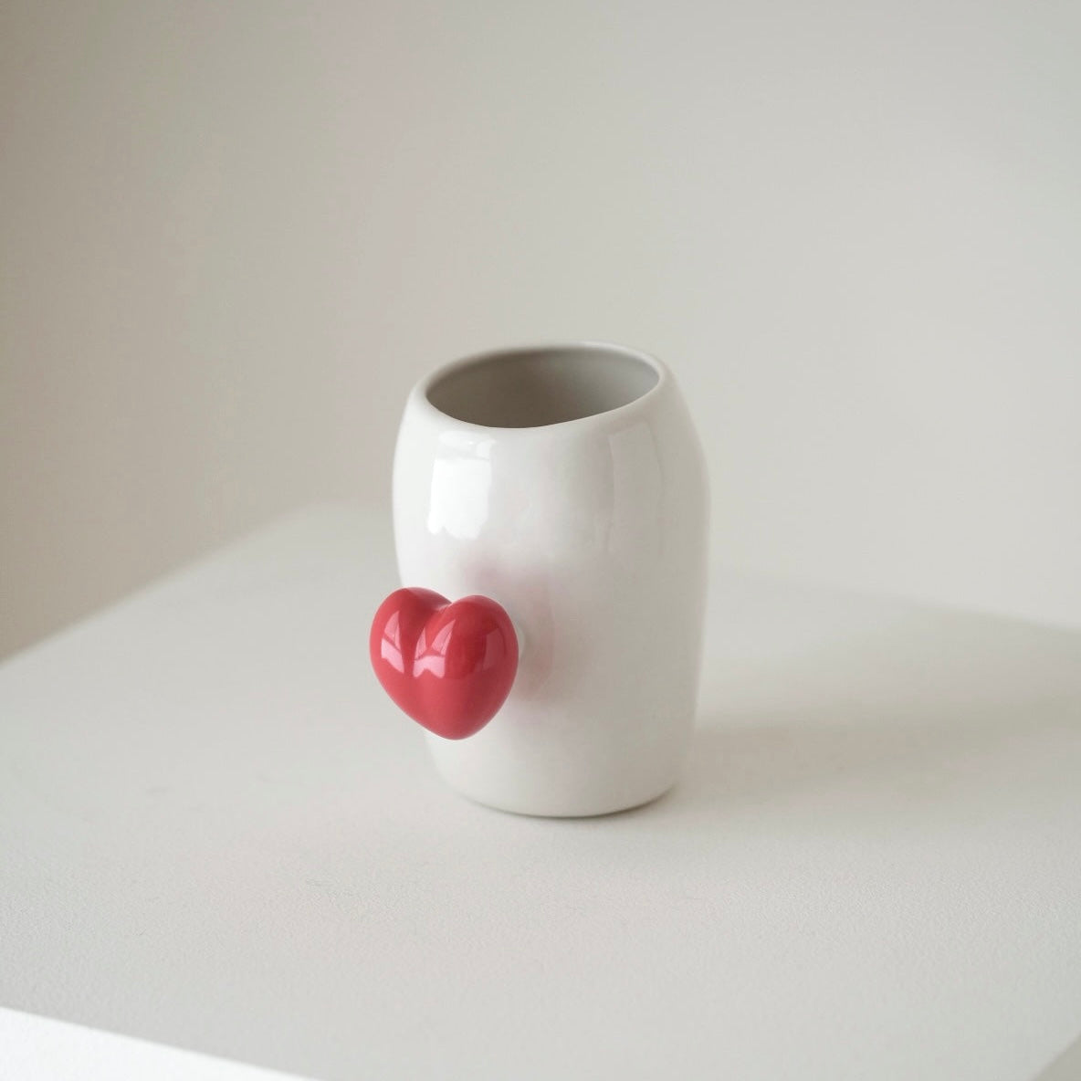 Love Fat Mug - White/Red