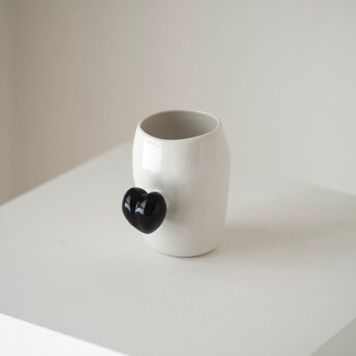 Love Fat Mug - White/Black