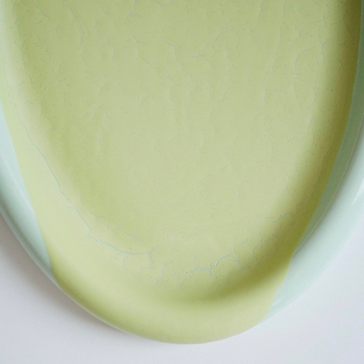 Oval Ring Plate - Mint/Lime