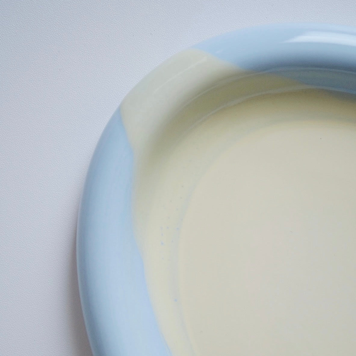 Ring Plate - Sky/Yellow