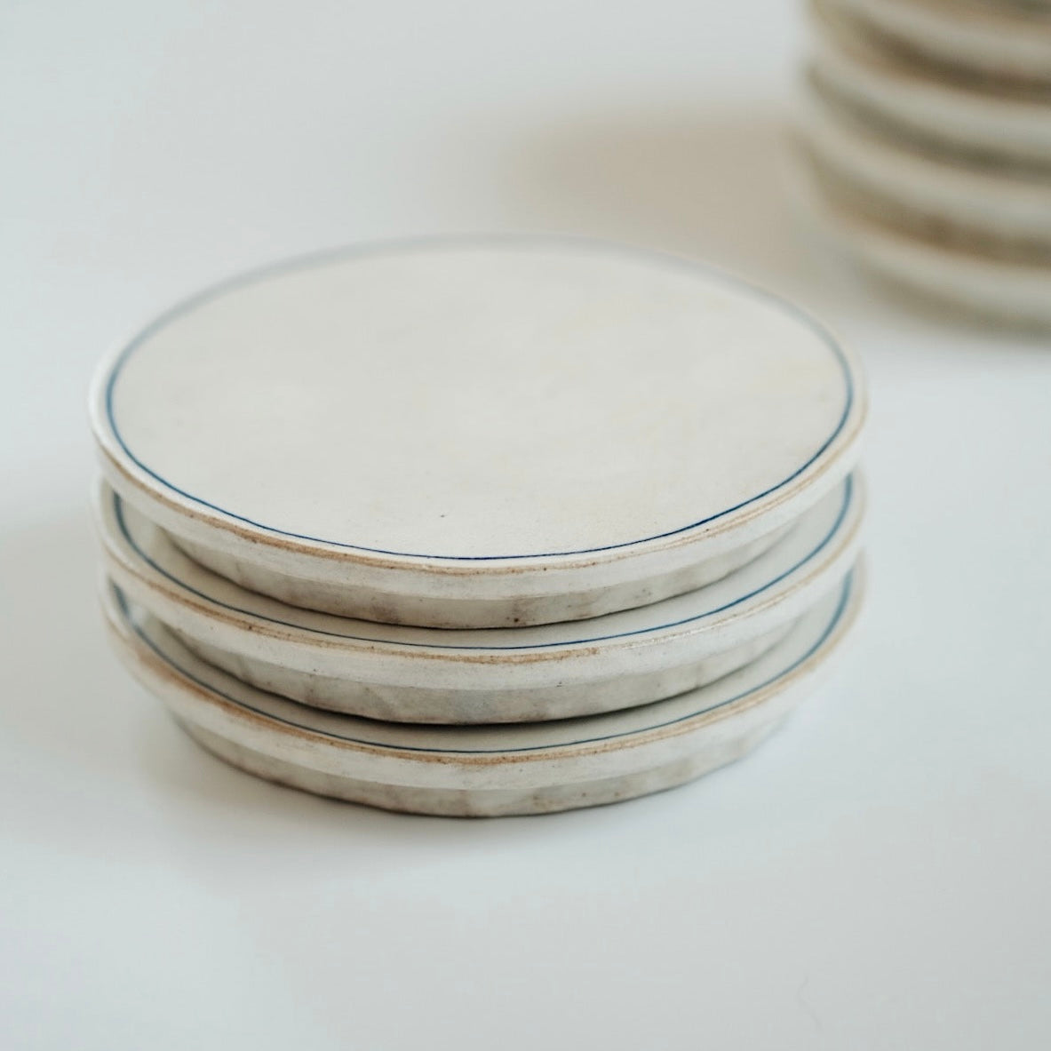 Buncheong Line Plate