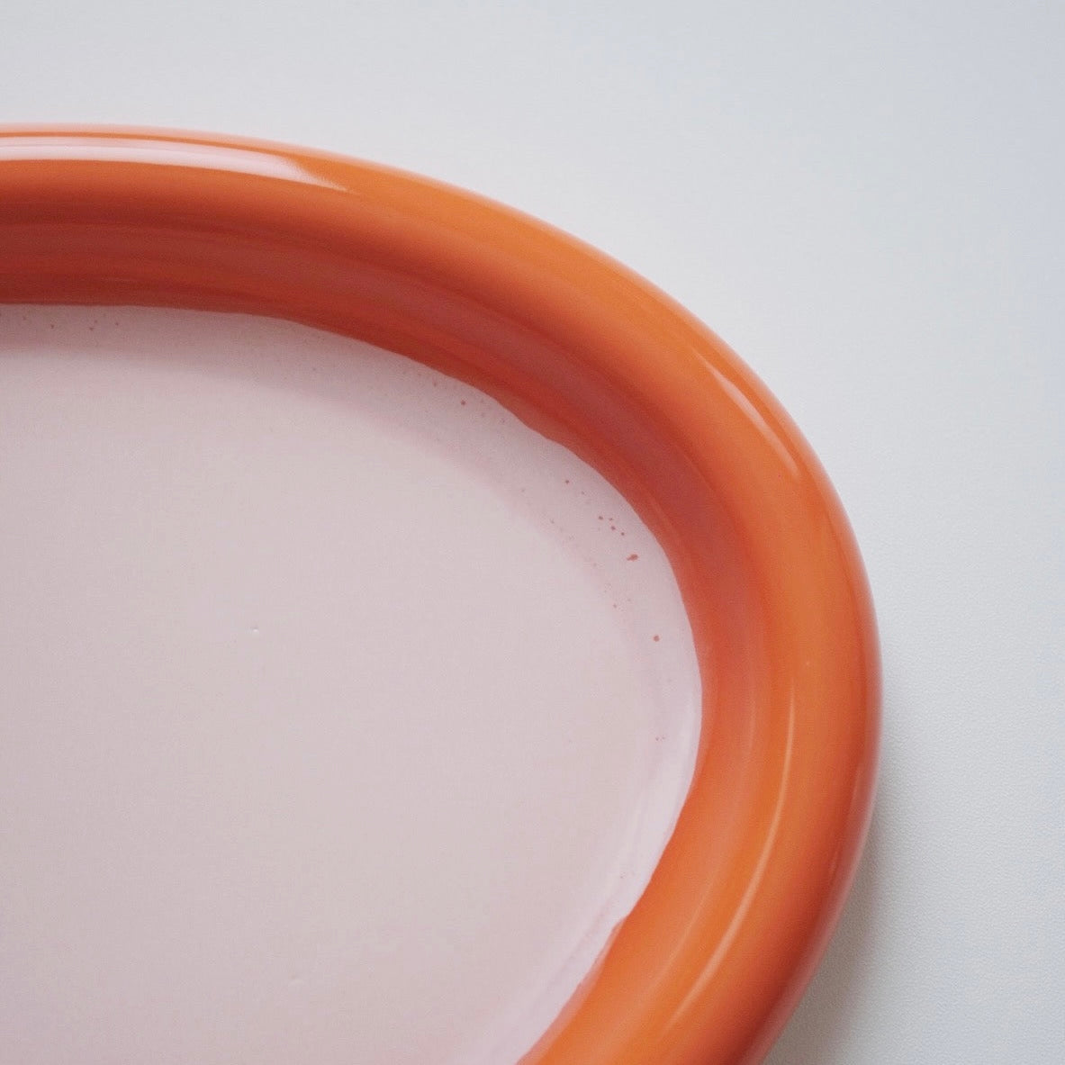 Ring Plate - Orange/Pink