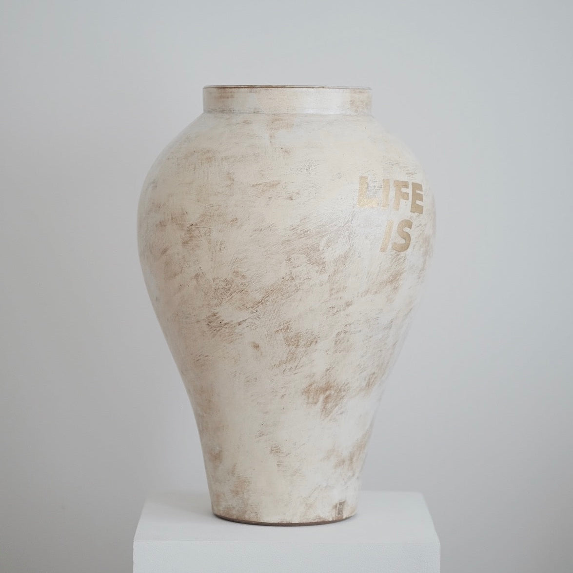 Buncheong Life Is Vase