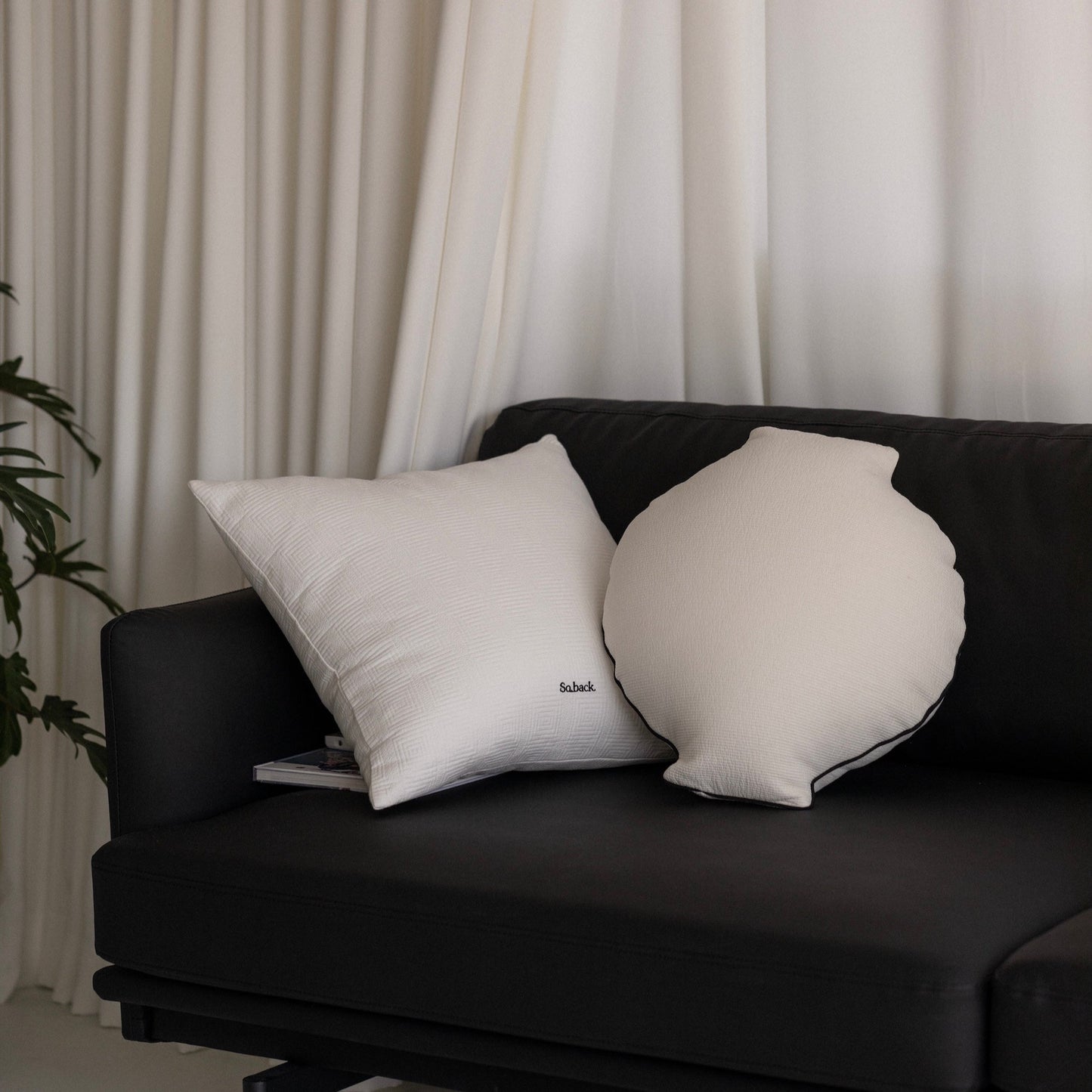 Moon Jar Throw Pillow - Off White