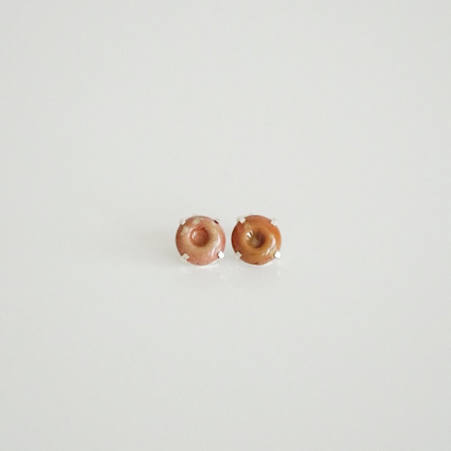 Chilbo Earrings - Brick