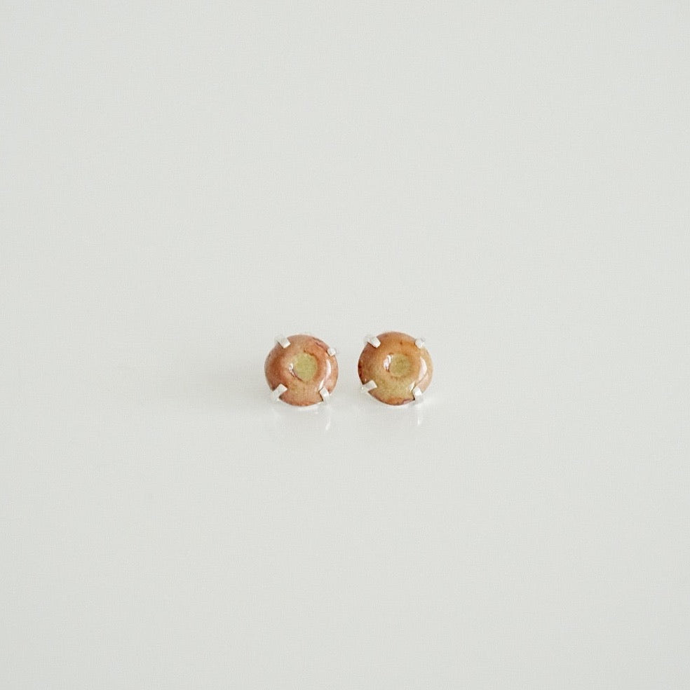Chilbo Earrings - Brick