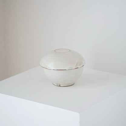Buncheong Rice Bowl with Lid
