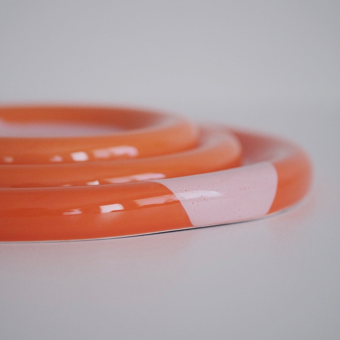 Ring Plate - Orange/Pink