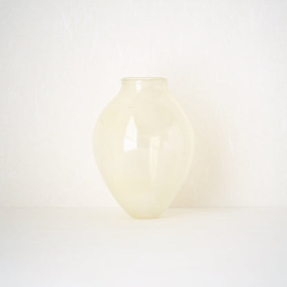 Large Hanji Glass Vase - Yellow