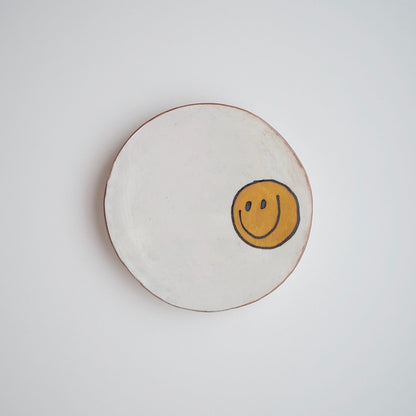 Buncheong Large Plate - Smile