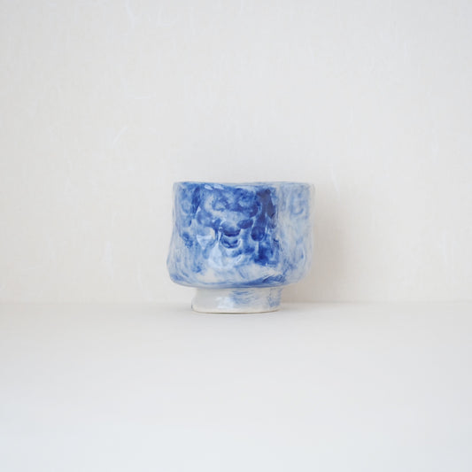 Large Blue Cloud Mug