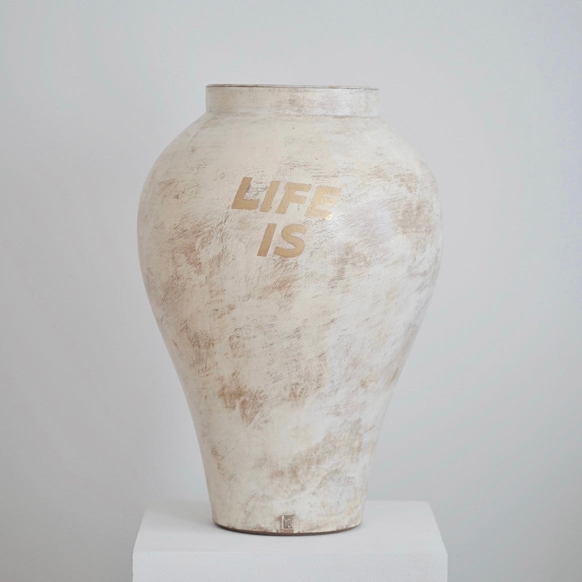 Buncheong Life Is Vase