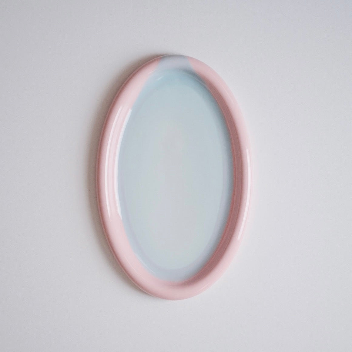 Oval Ring Plate - Pink/Sky