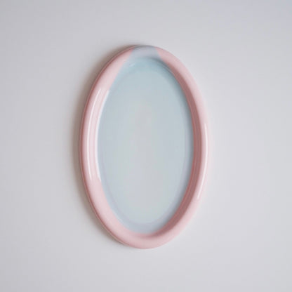 Oval Ring Plate - Pink/Sky