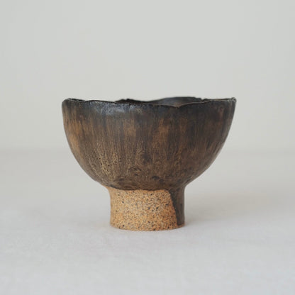 Hand Pinched Footed Bowl II