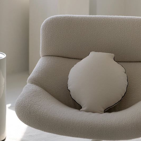 Moon Jar Throw Pillow - Off White