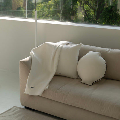 Moon Jar Throw Pillow - Off White