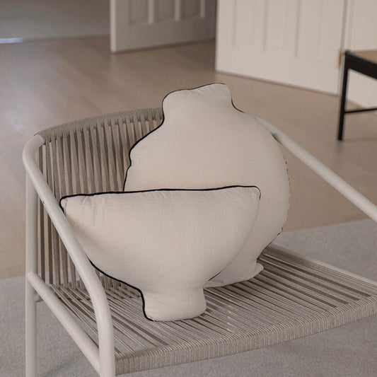 Maksabal Throw Pillow - Off White