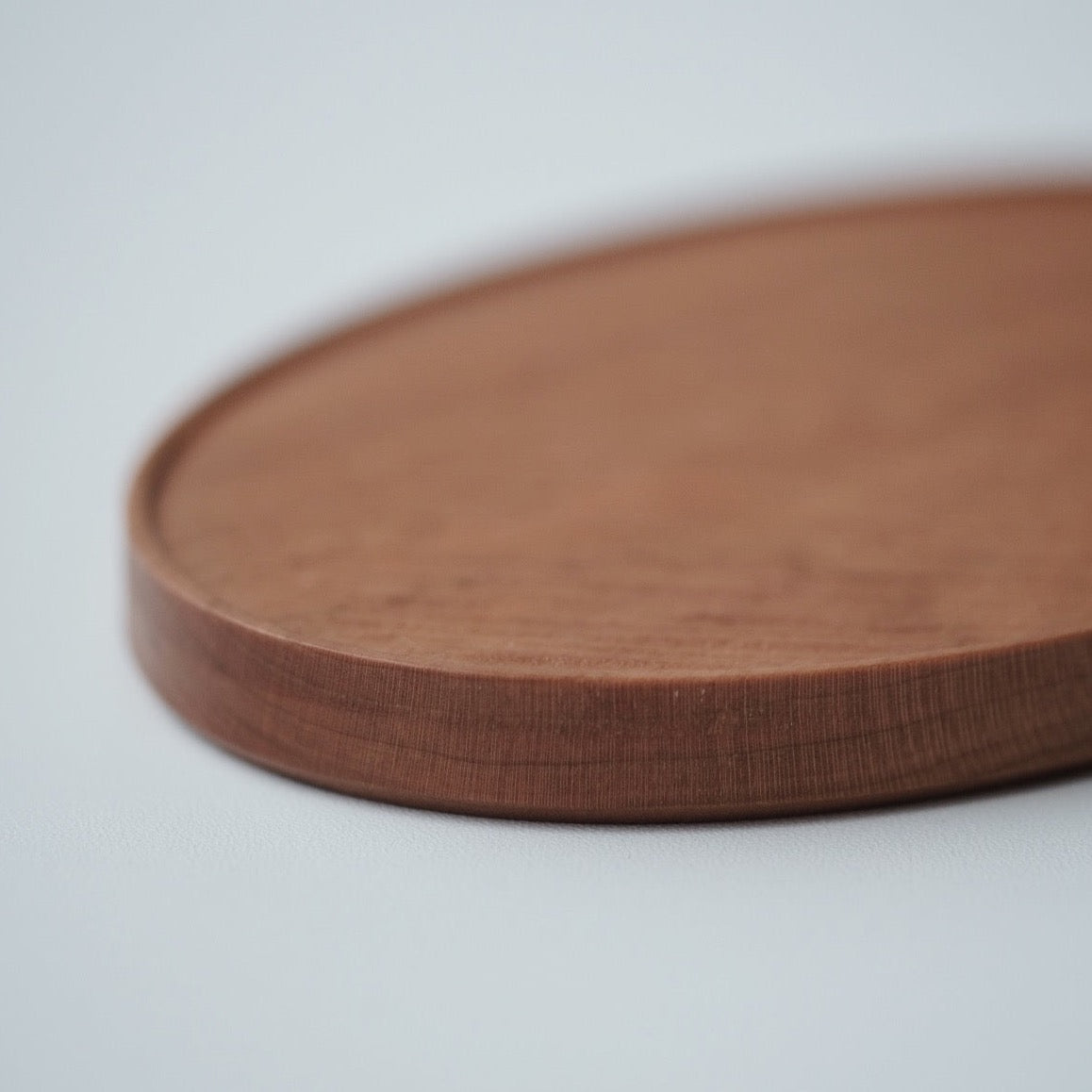 Cherry Wood Dessert Plate - Oval