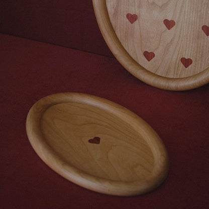Cherry Wood Bold Tray - Small