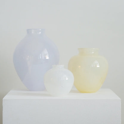 Small Hanji Glass Vase - Pink