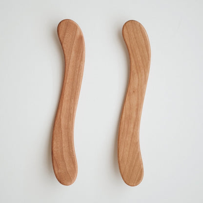 Wooden Butter Knife Set of 2