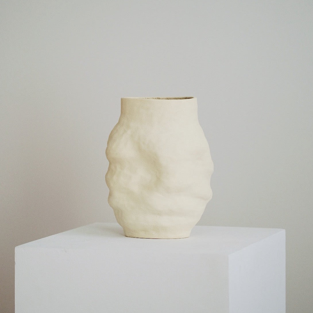 Thick Neck Vase, 2021 - Yellow