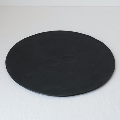 Black Presentation Ceramic Tray