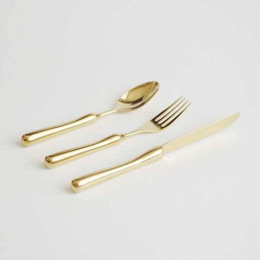 The Horang Flatware Set - Gold