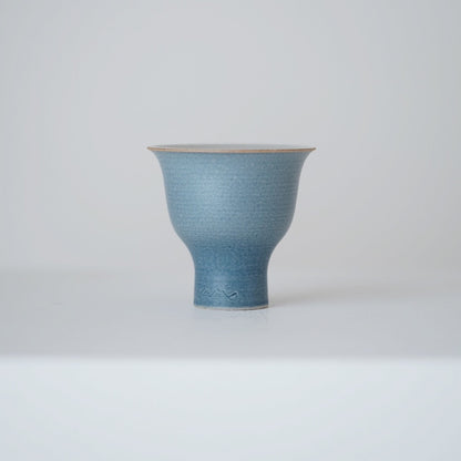 Footed Teacup - Vintage Blue (set of 3)