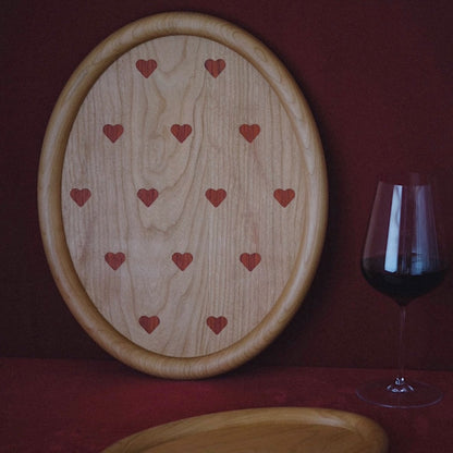 Cherry Wood Bold Tray - Large