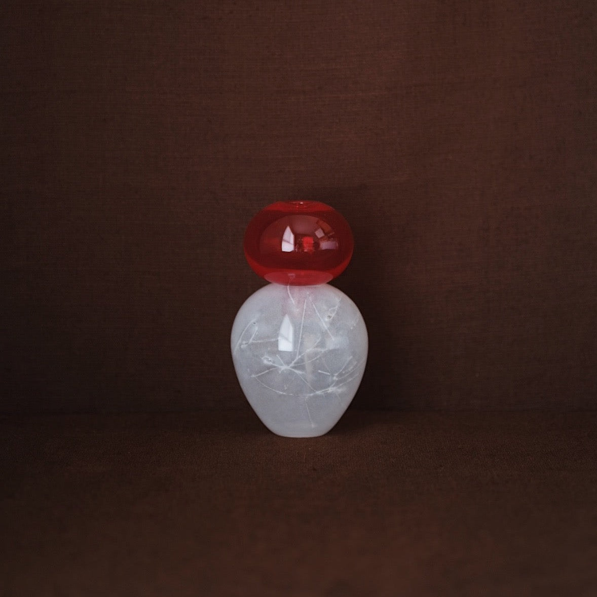 Stackable Beoseot Vase - Red/White