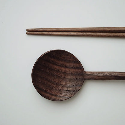 Hand Carved Wooden Spoon and Chopstick Set