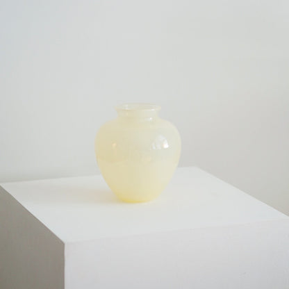 Medium Hanji Glass Vase - Yellow